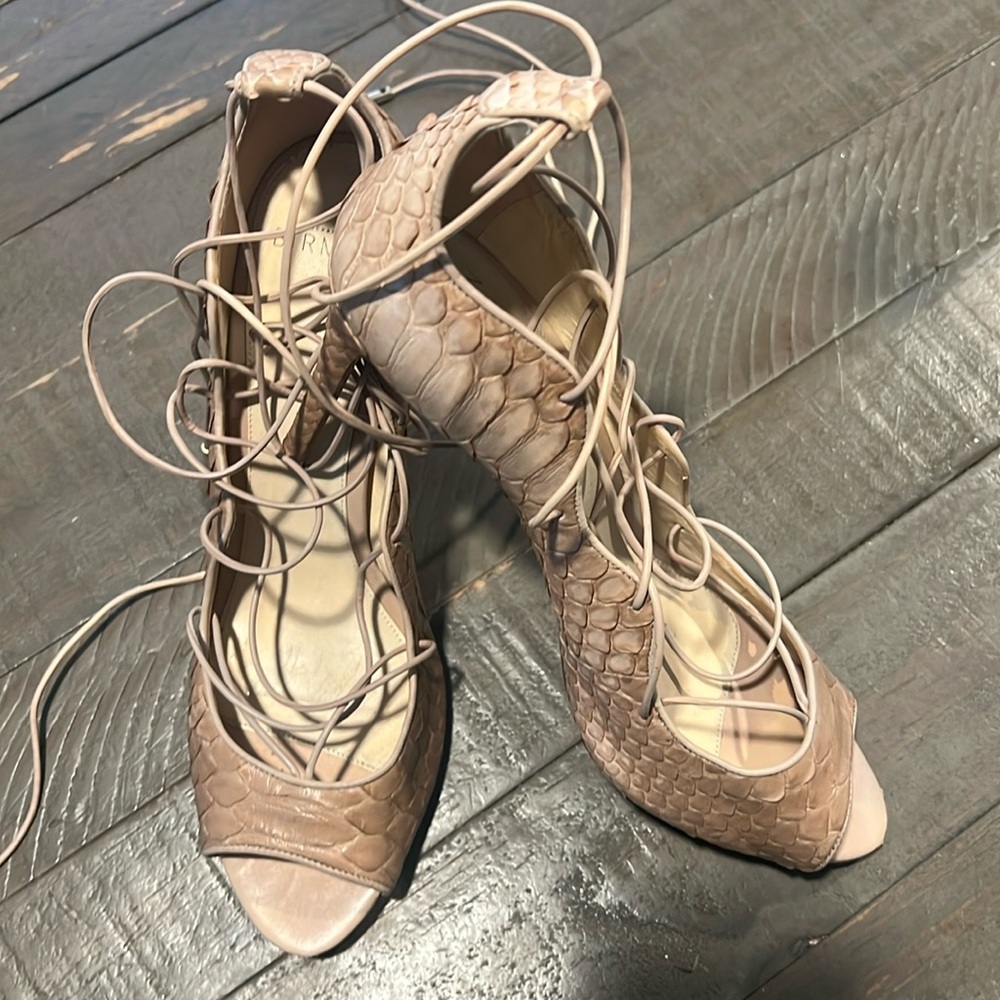 Alexander Birman lace up heels